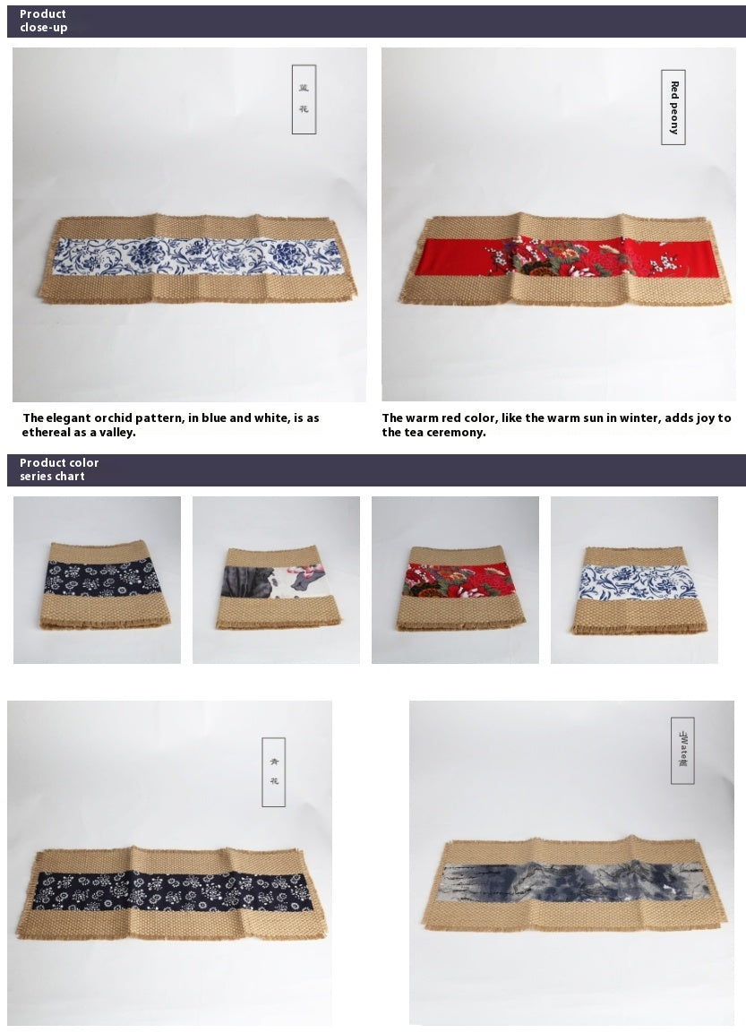 Jute Tea Cloth Coarse Jute Tea Mat