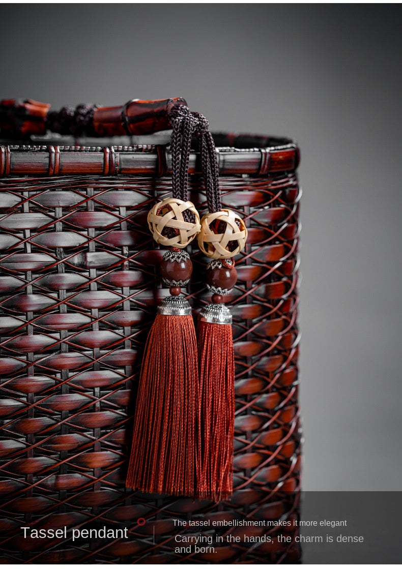Retro Bamboo Woven Bag
