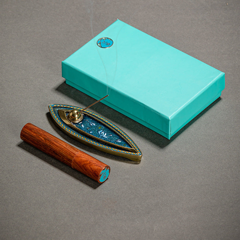 European Retro Zinc Alloy Incense Holder