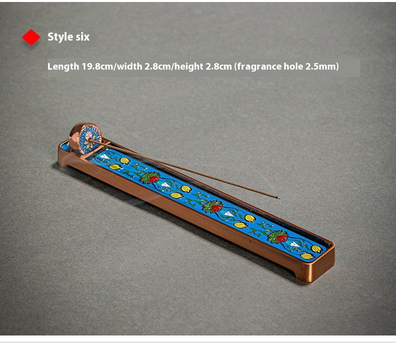 European Retro Zinc Alloy Incense Holder
