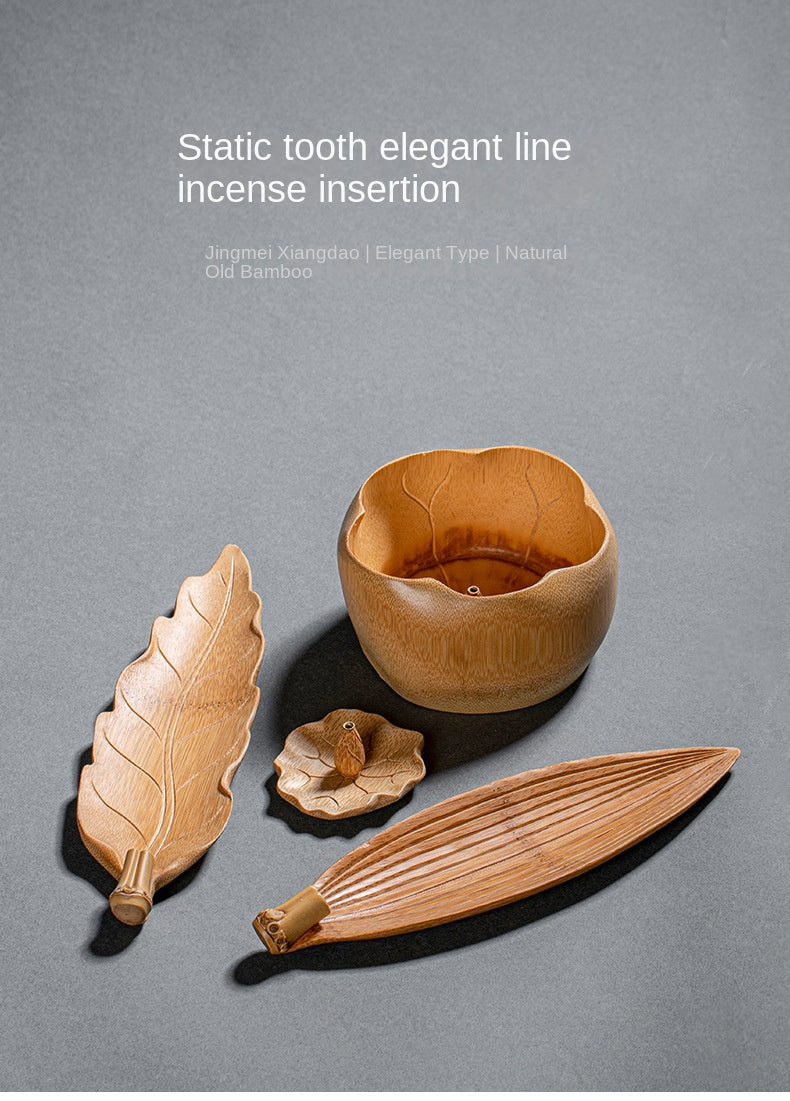 Lotus-shaped incense burner