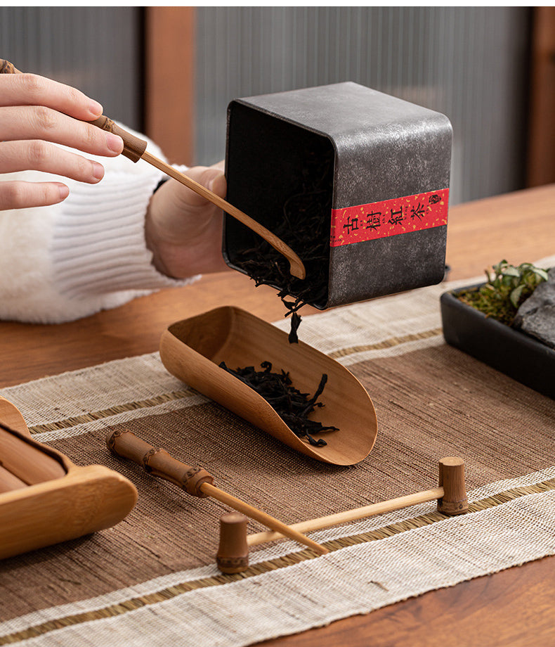 Bamboo Tea Scoop Three-Piece Set