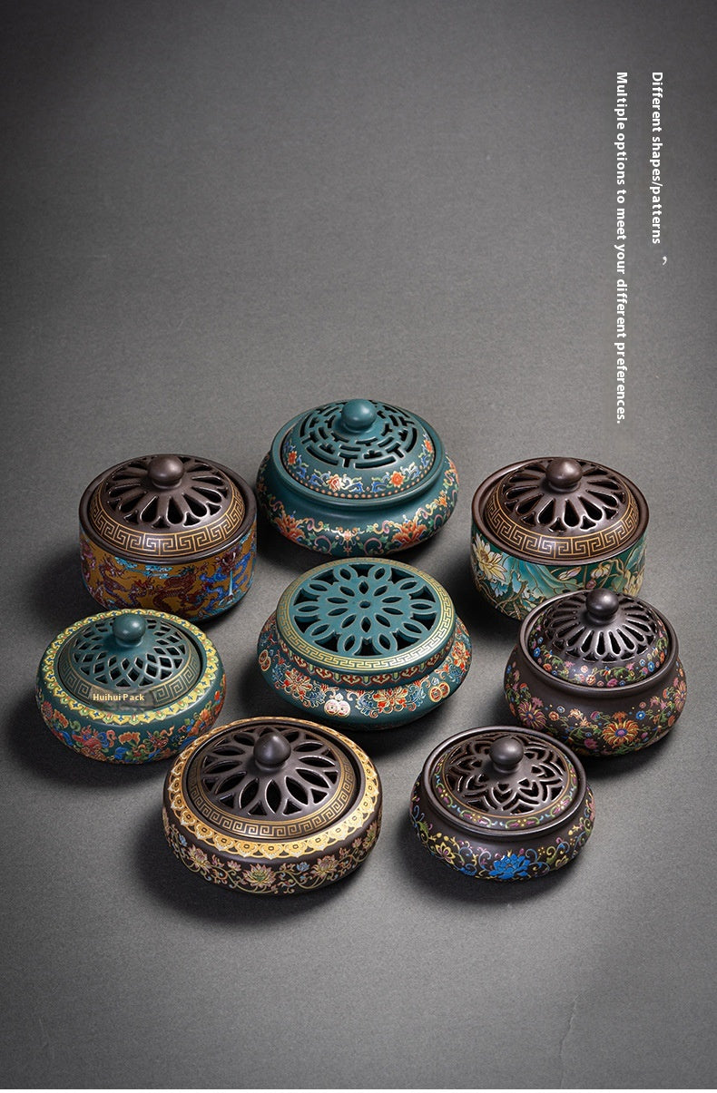 Chinese Style Incense Coil Aromatherapy Furnace Incense Holder