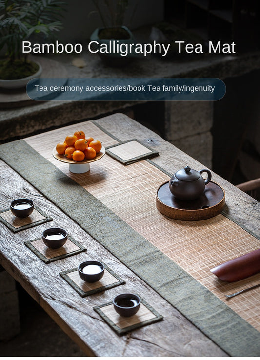 Tea Ceremony Bamboo Mat