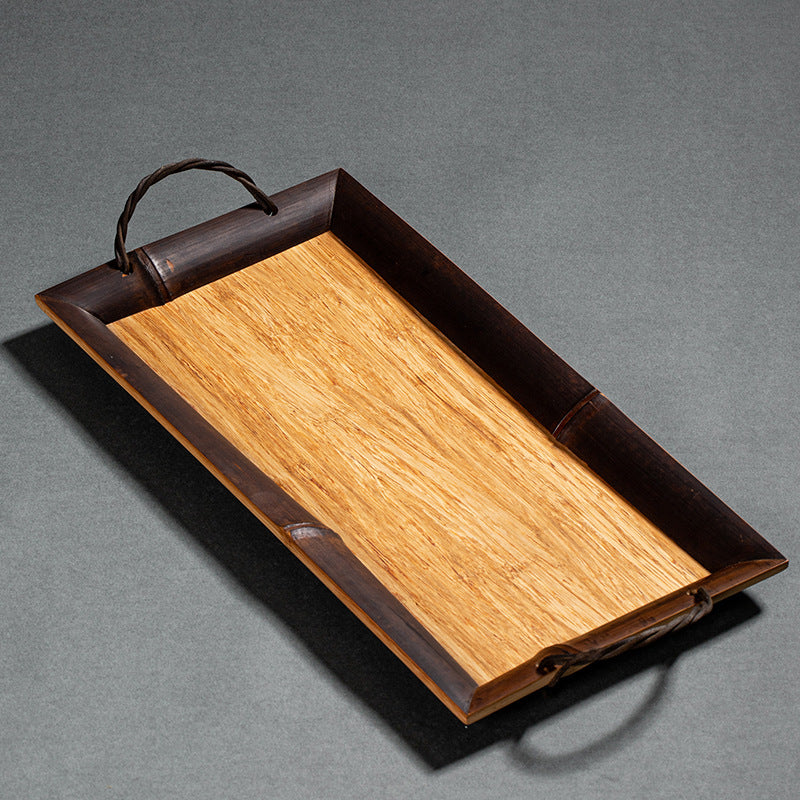 Old Coal Bamboo Tea Tray