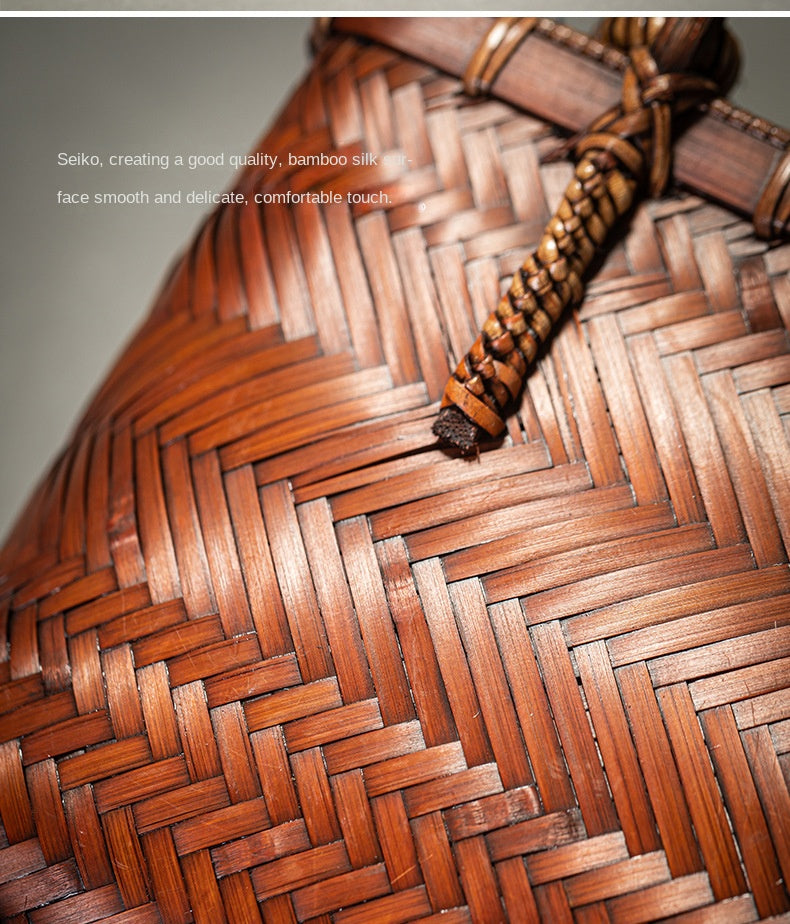Bamboo Woven Handbag
