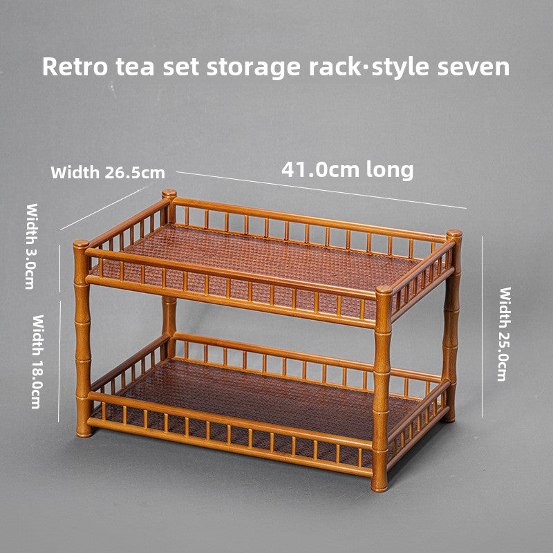 Bamboo Woven Tea Cup Holder