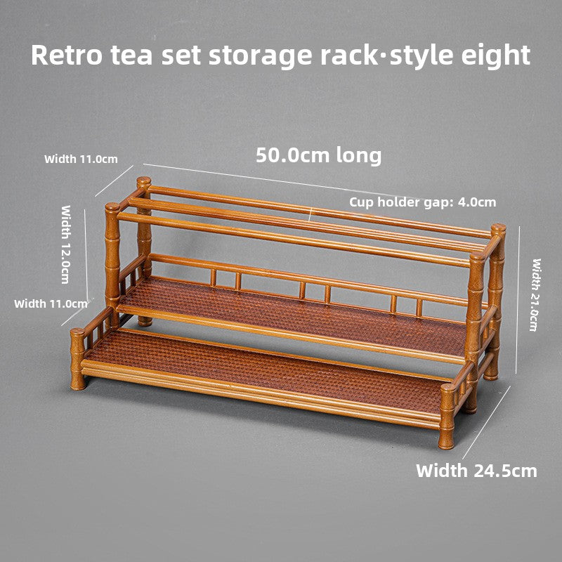 Bamboo Woven Tea Cup Holder