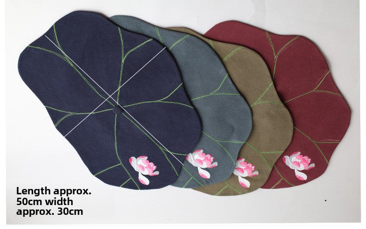 Chinese Style Fabric Small Tea Mat Coaster