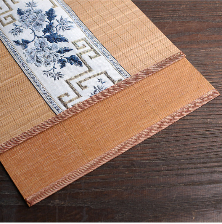 Chinese Ancient Bamboo Tea Mat