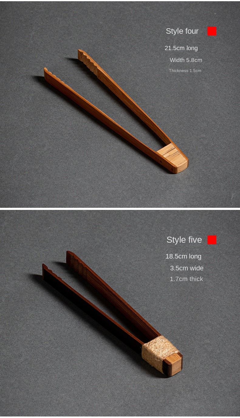 Bamboo Tea Tongs