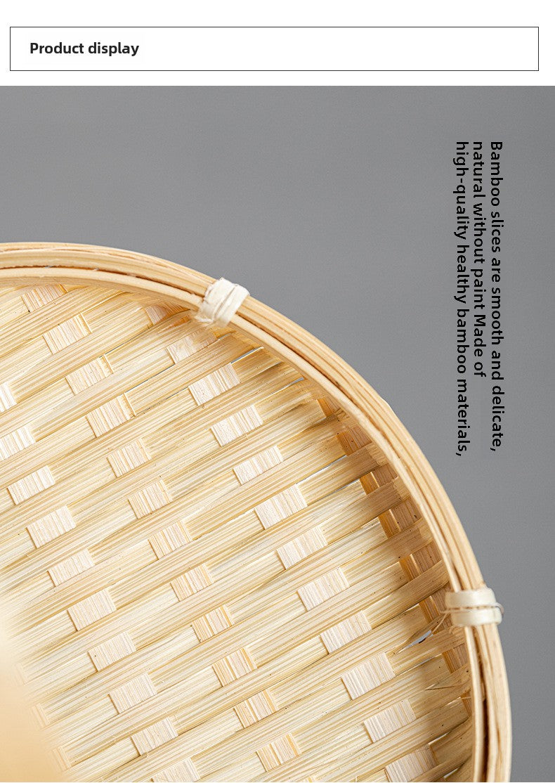 Small bamboo-woven baskets