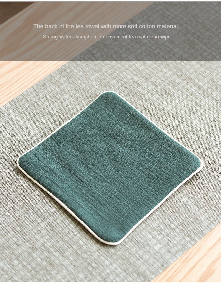 High-Grade Absorbent Cotton and Linen Tea Cloth