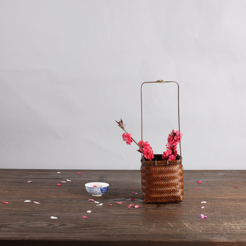 Bamboo Woven Flower Vase