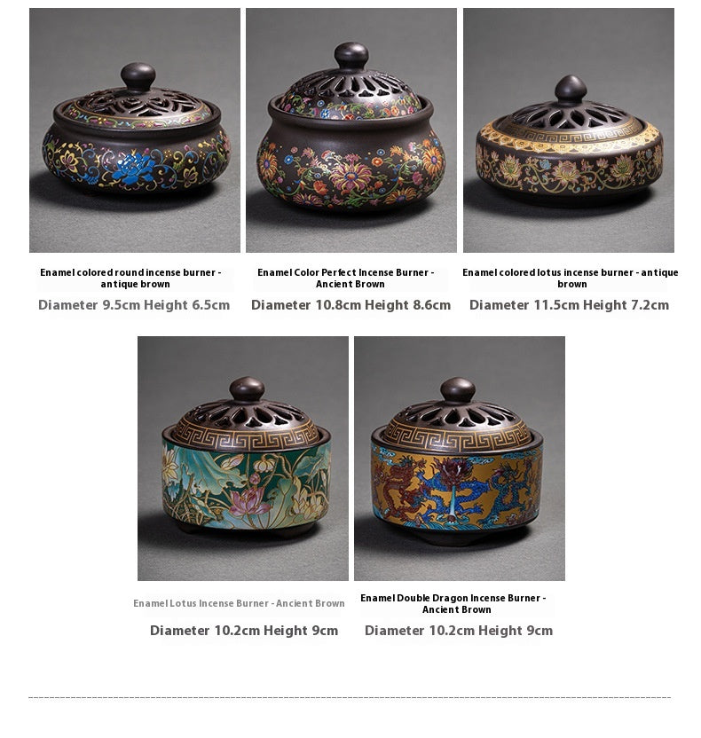 Chinese Style Incense Coil Aromatherapy Furnace Incense Holder