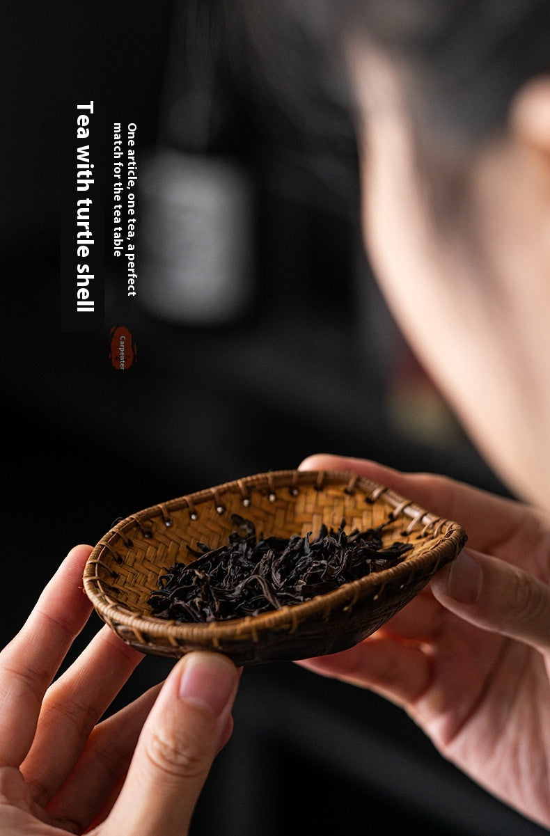 精巧な手作りの禅竹茶杓