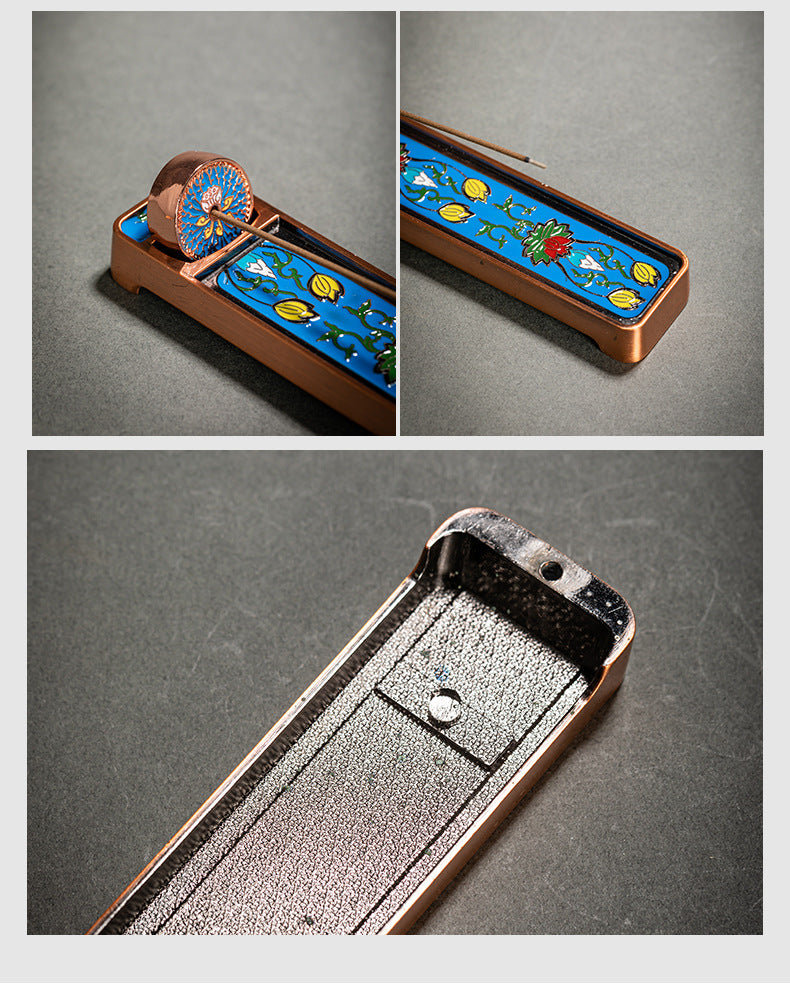 European Retro Zinc Alloy Incense Holder