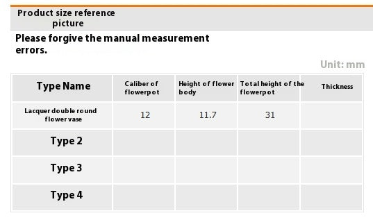 Vintage Lacquer Flower Vase Flower Arrangement