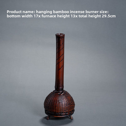 Chinese Style Bamboo Woven Incense Holder