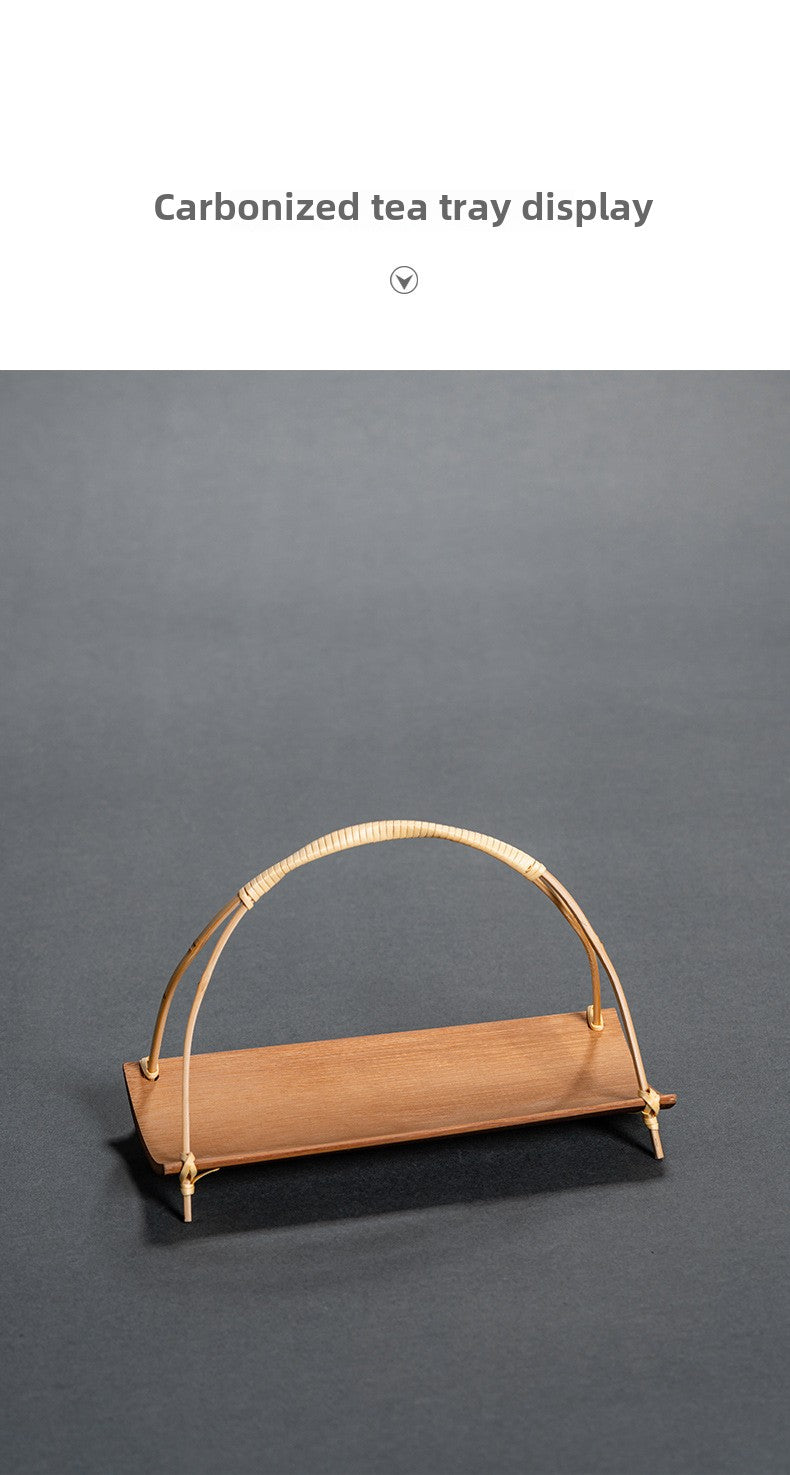 Bamboo Woven Tea Cake Tray