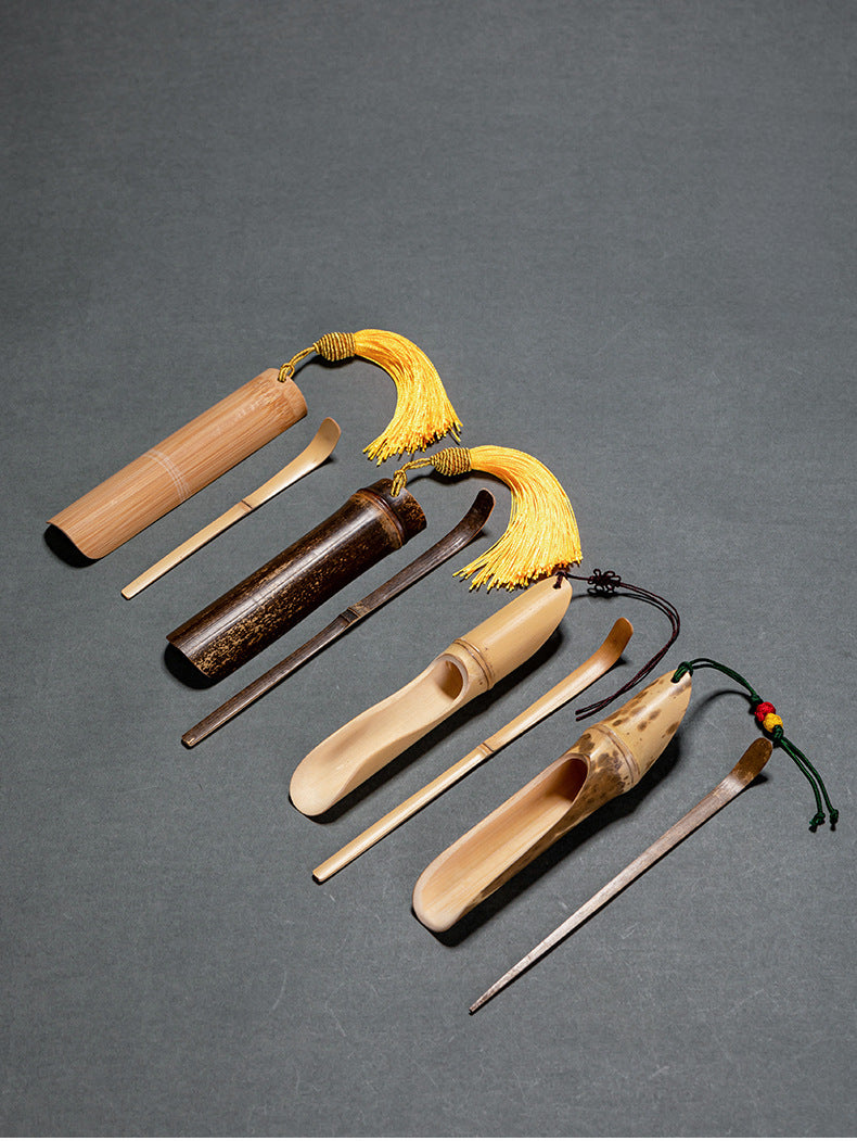 Bamboo Tea Spoon Two-Piece Set