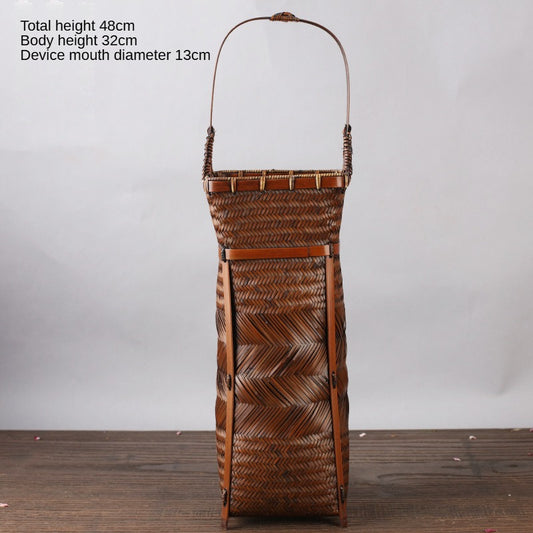 Bamboo Woven Flower Vase