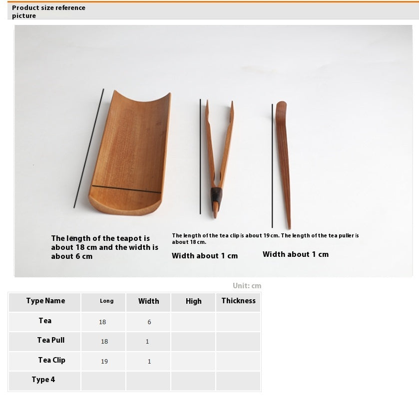 Bamboo Six Items Set Tea Spoon