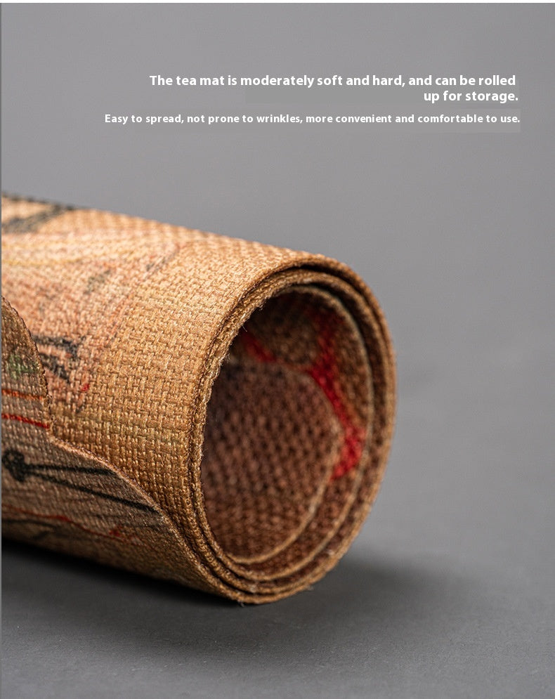 Tea Mat Coaster Heat Insulation Mat Waterproof Master Small Tea Mat