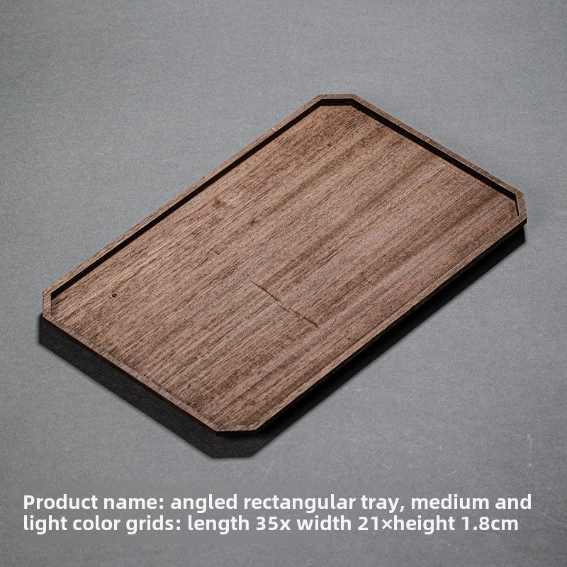 Solid Wood Dry Pour Tea Tray