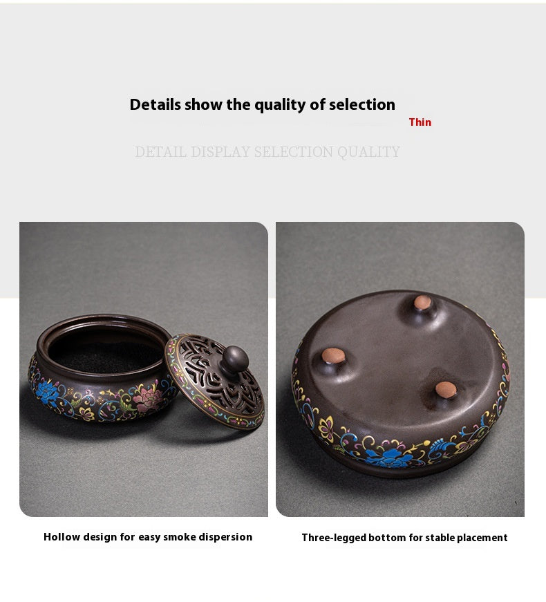 Chinese Style Incense Coil Aromatherapy Furnace Incense Holder