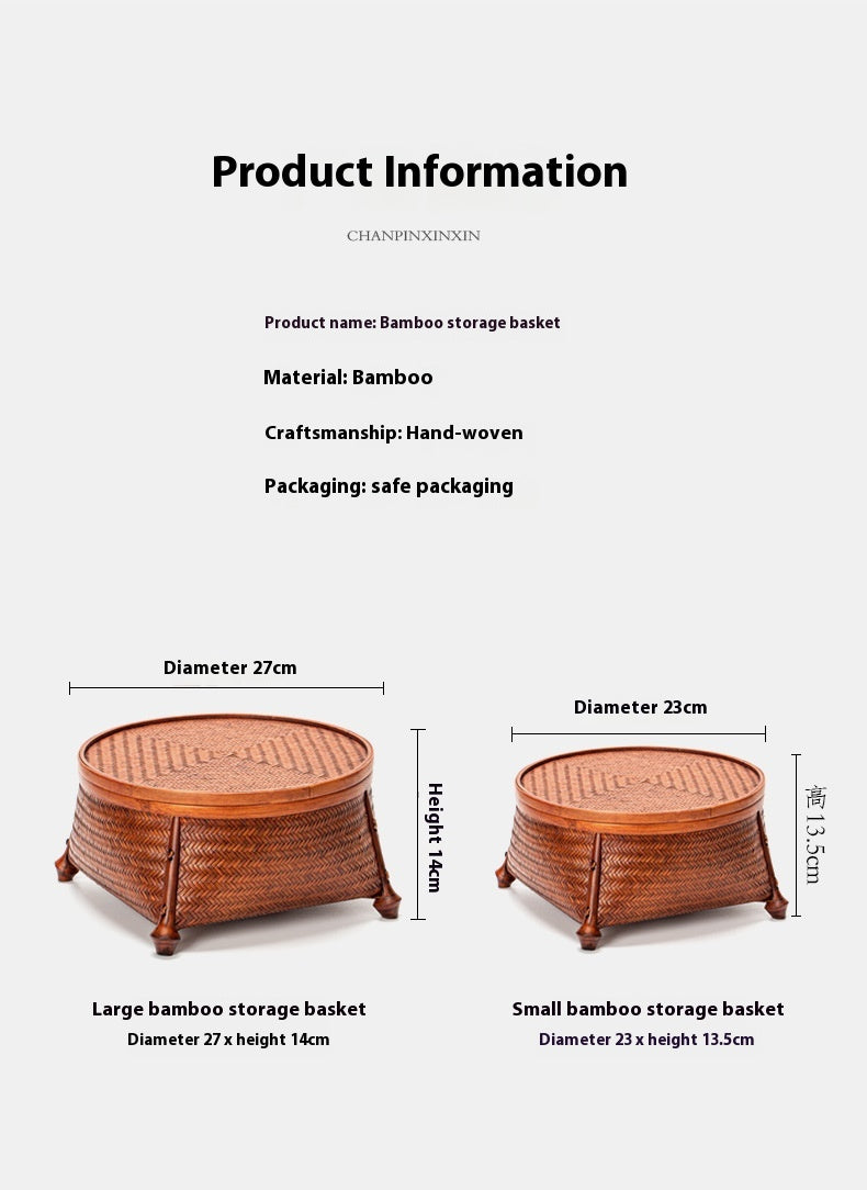 Bamboo Woven Storage Box