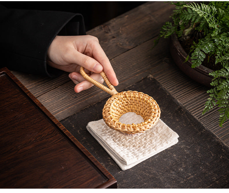 Chinese Retro Bamboo Tea Strainer