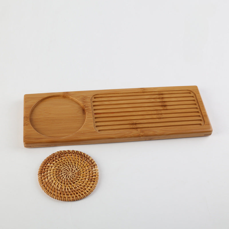 Rectangular Bamboo Tea Tray