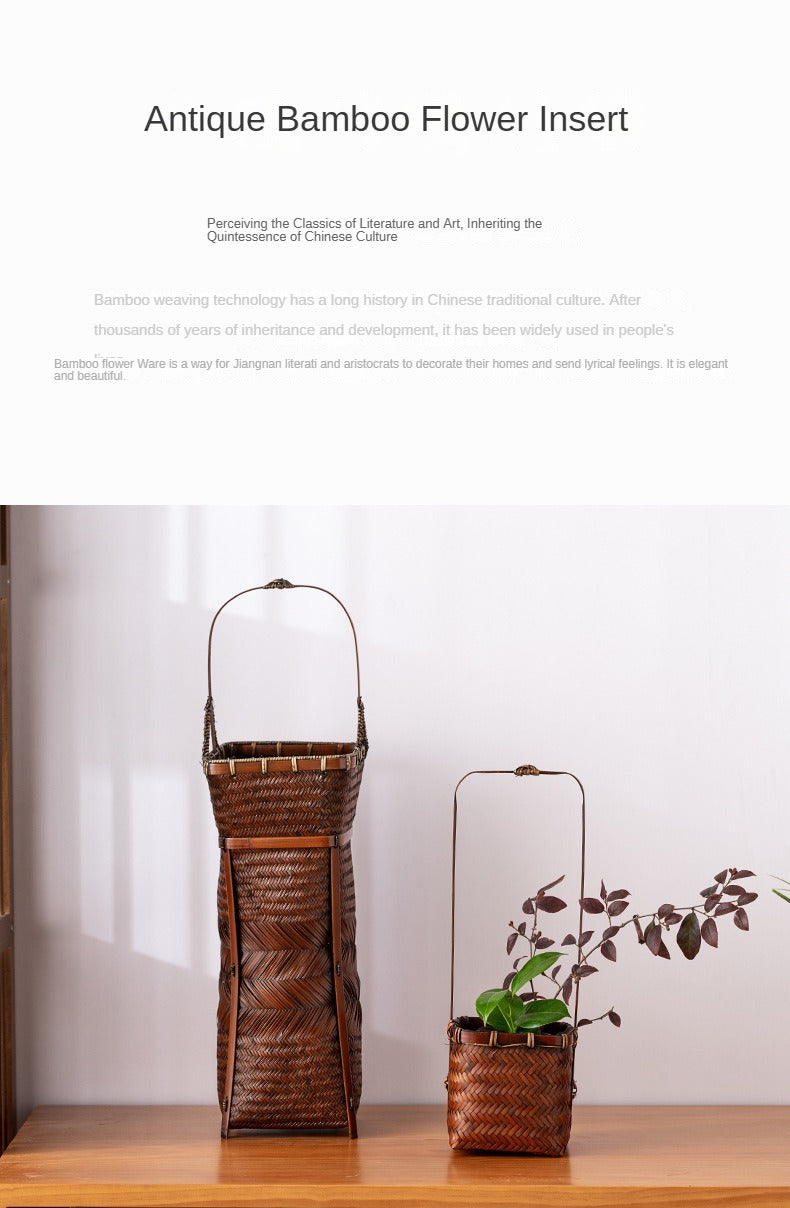 Handmade Bamboo Woven Vase