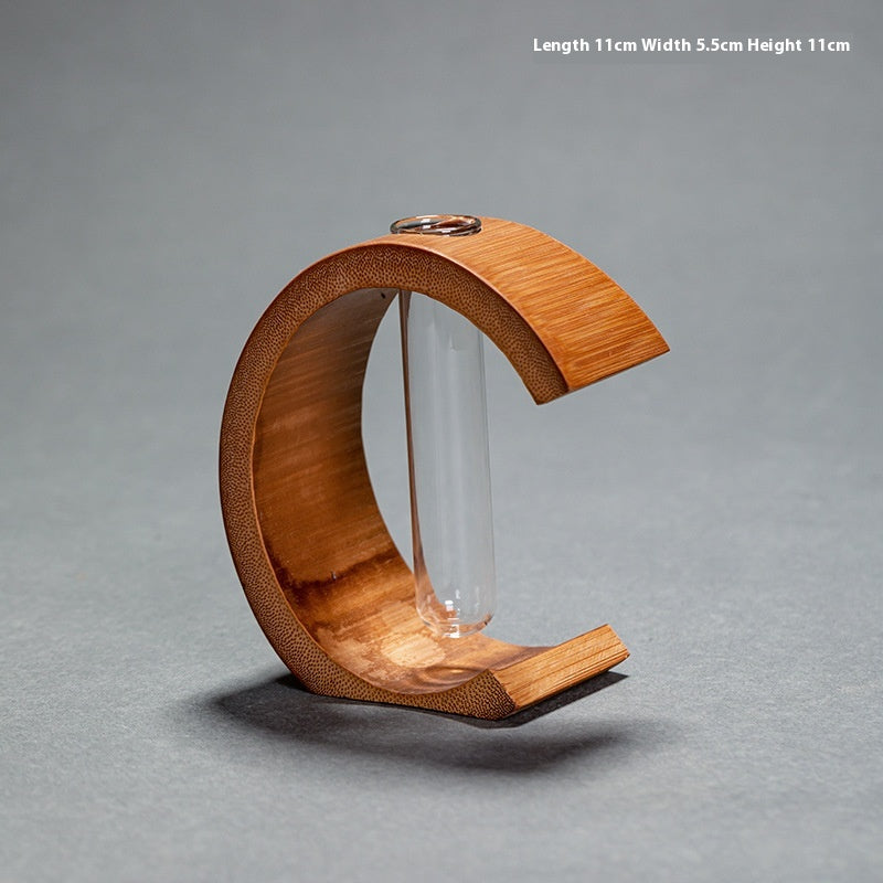 Bamboo flower vase