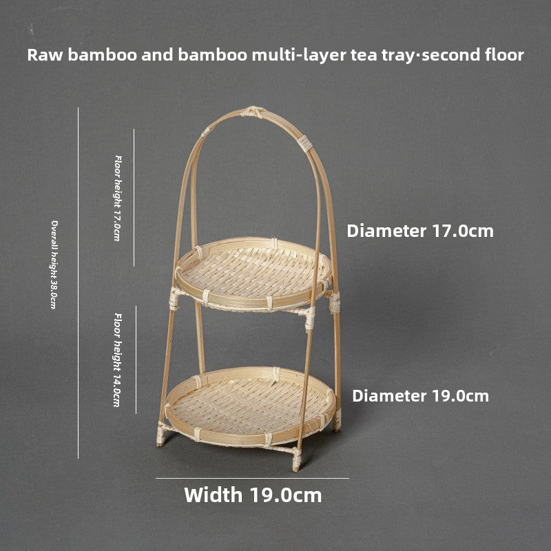 Small bamboo-woven baskets