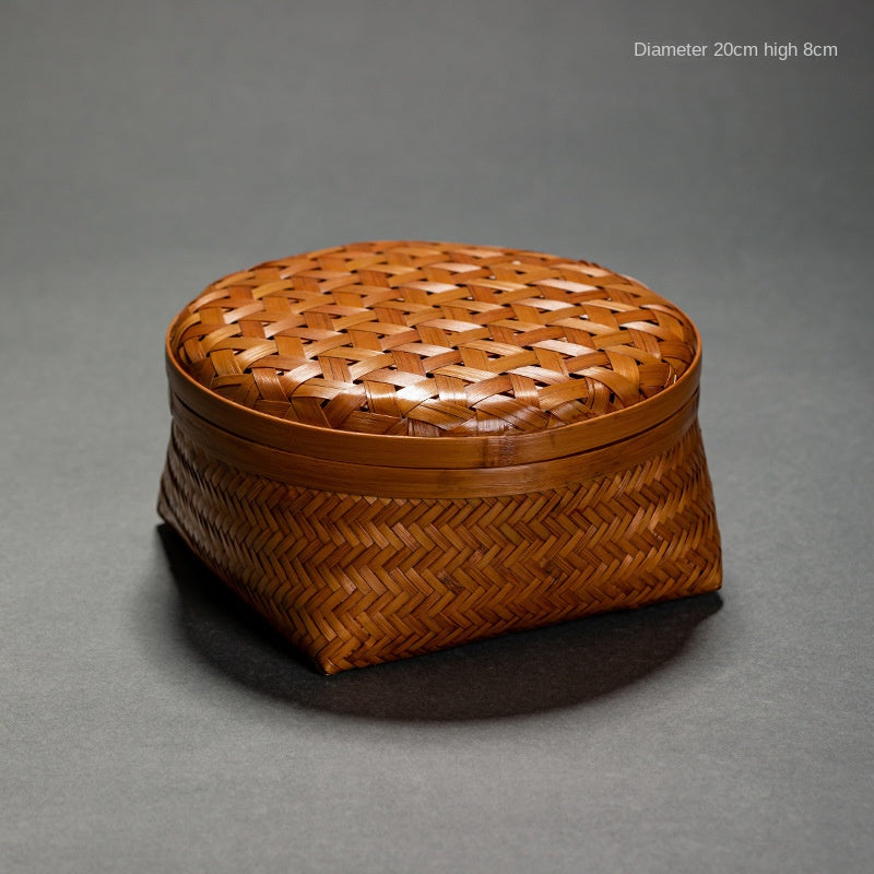 Bamboo Tea Set Storage Box
