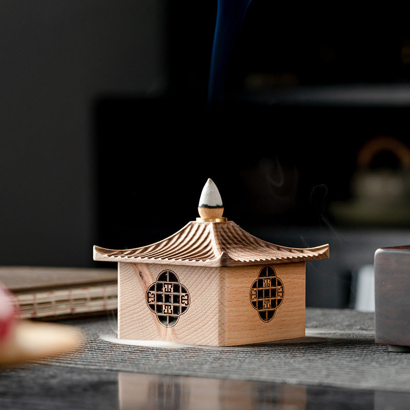 Wooden incense ware