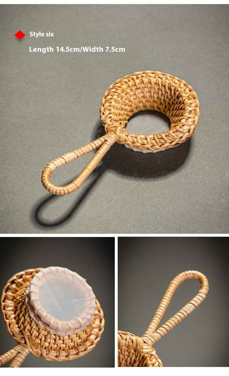 Chinese Retro Bamboo Tea Strainer