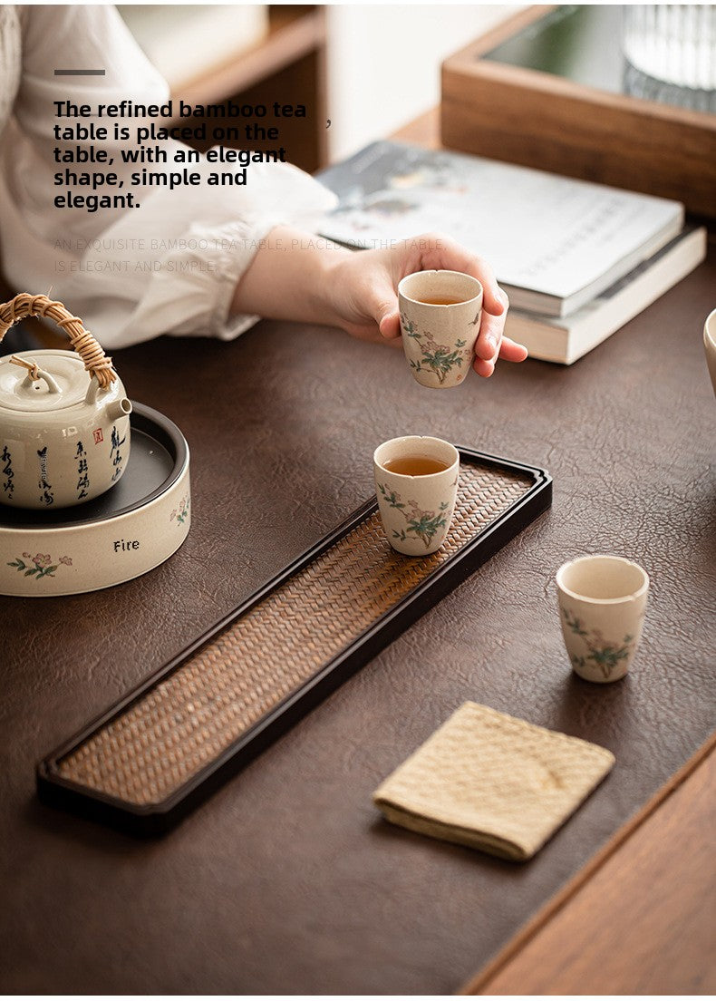 Bamboo tea tray