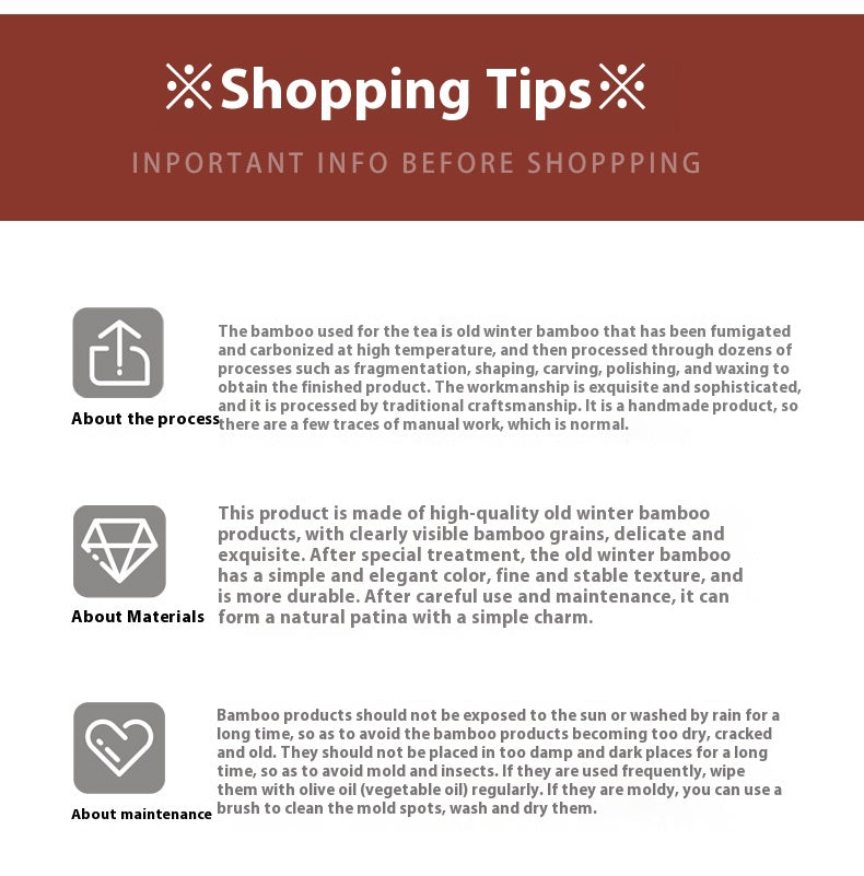 Premium Bamboo Tea Scoop