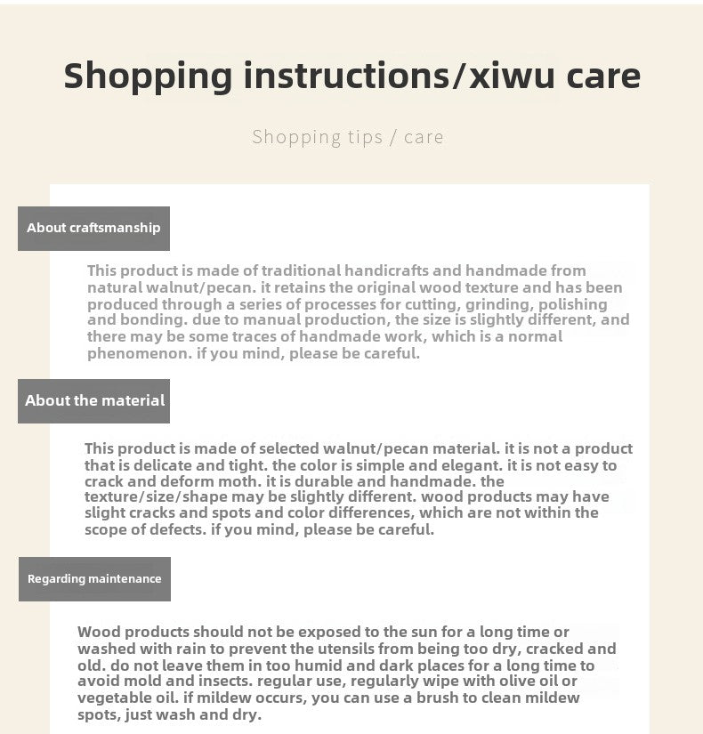 Walnut Walnut Tea Mat