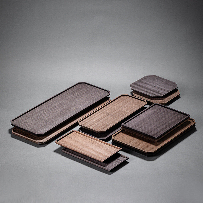 Solid Wood Dry Pour Tea Tray