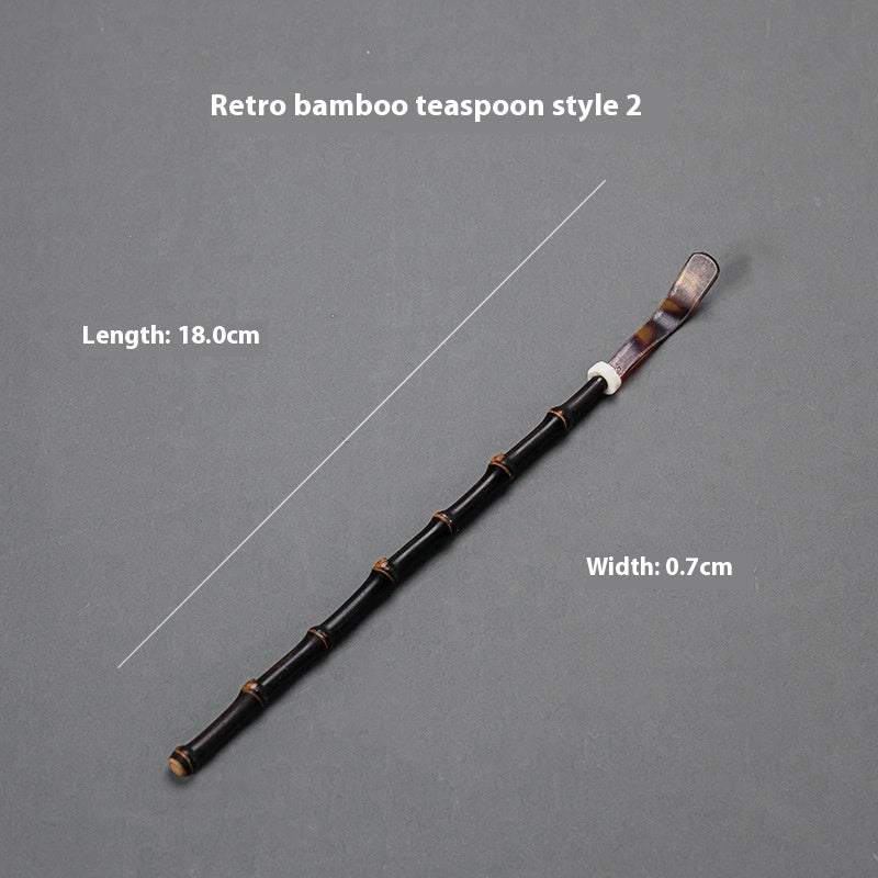 Tea Spoon Single Piece Yunfei Hammered Copper Tea Scoop