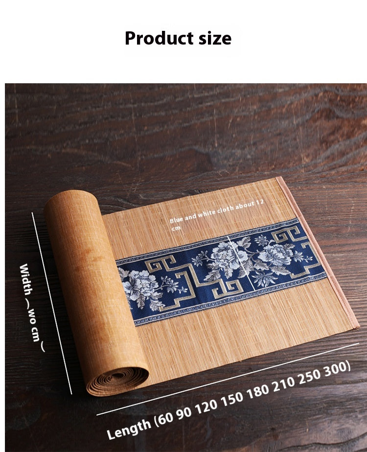 Chinese Ancient Bamboo Tea Mat