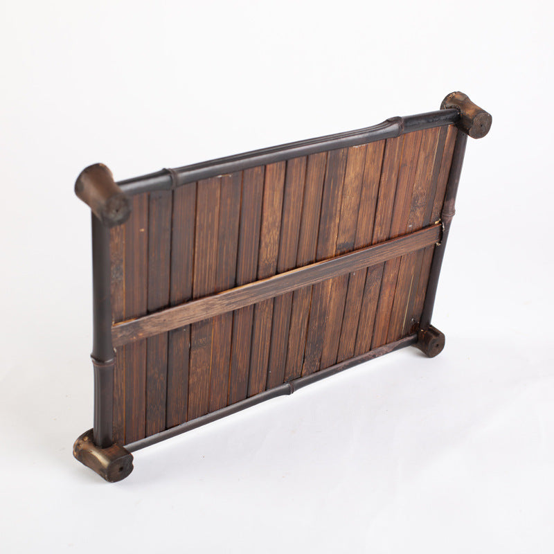 Japanese Style Purple Bamboo Tea Tray