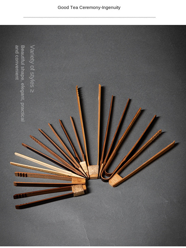 Bamboo Tea Tongs