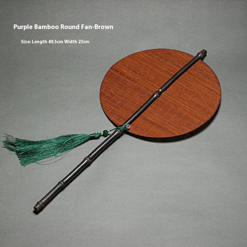 Rollable Bamboo Woven Waist Fan