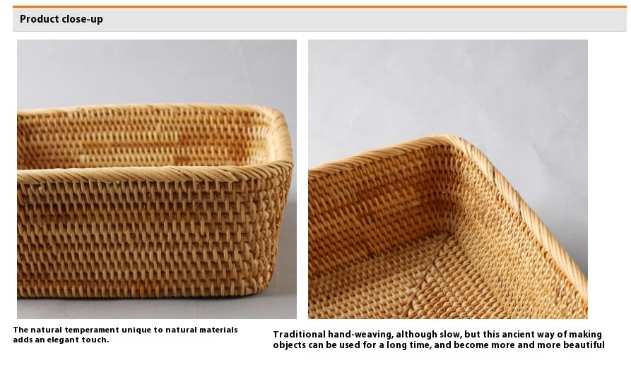 Rattan Woven Fruit Basket