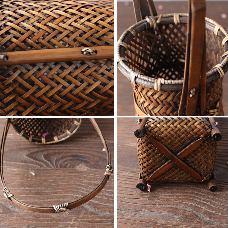 Bamboo Woven Flower Vase